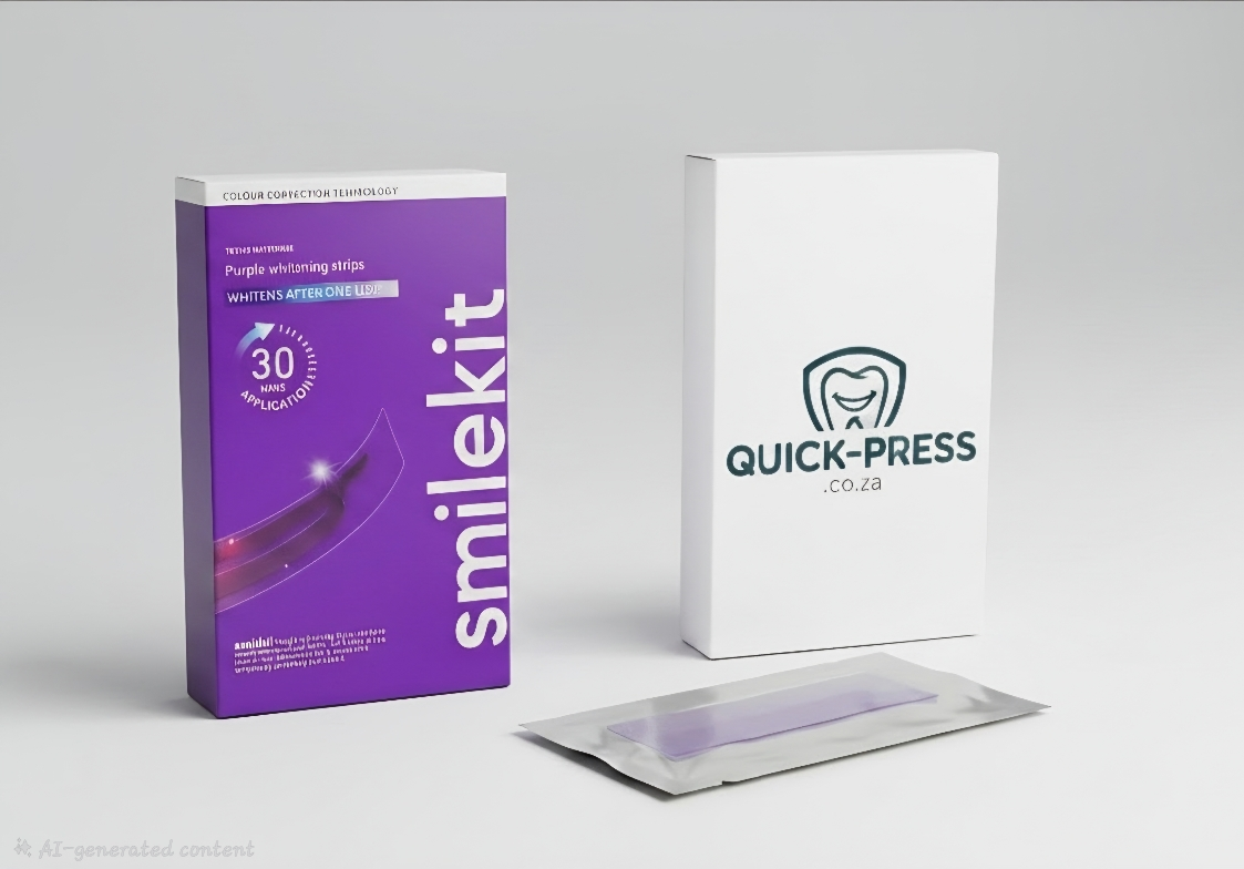 Quick-Press Pro Teeth Whitening Strips (7-Pack)