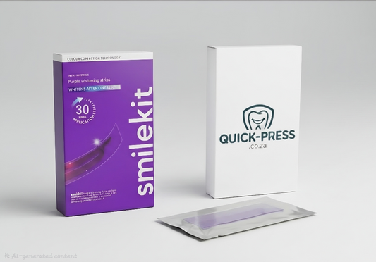 Quick-Press Pro Teeth Whitening Strips (7-Pack)